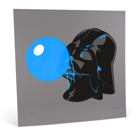 Darthpopstar Blue Glow print