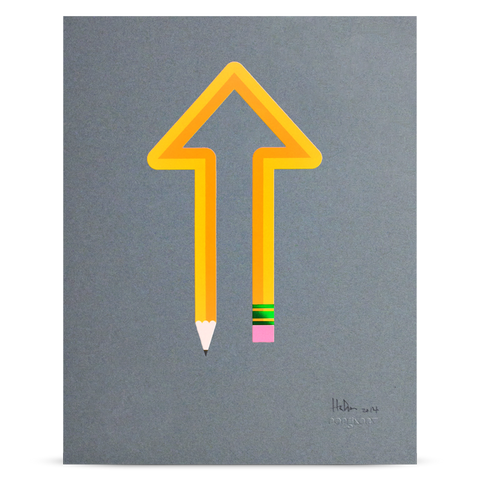 Pencil Me In “Arrow” print